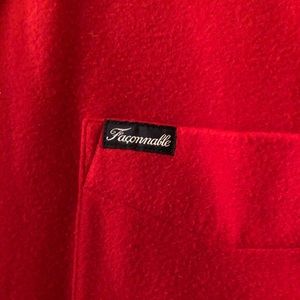 Faconnable Red light fleece shirt/jacket - worn x1